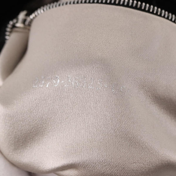 FENDI Mamma Baguette Shoulder Bag Velor Black Silver Auth yk20633SAM