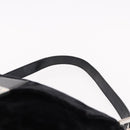 FENDI Mamma Baguette Shoulder Bag Velor Black Silver Auth yk20633SAM-14