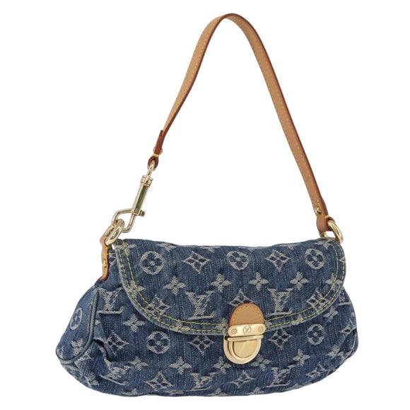 LOUIS VUITTON Monogram Denim Mini Preity Blue M95050 LV Auth yk20634SAM