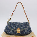 LOUIS VUITTON Monogram Denim Mini Preity Blue M95050 LV Auth yk20634SAM-12