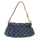 LOUIS VUITTON Monogram Denim Mini Preity Blue M95050 LV Auth yk20634SAM-2