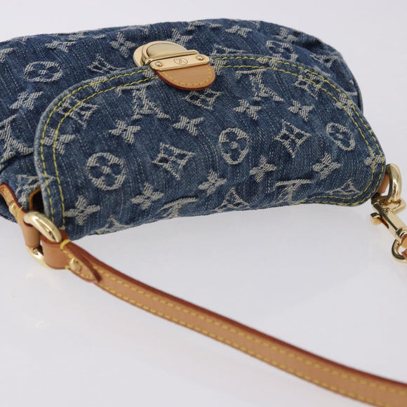 LOUIS VUITTON Monogram Denim Mini Preity Blue M95050 LV Auth yk20634SAM