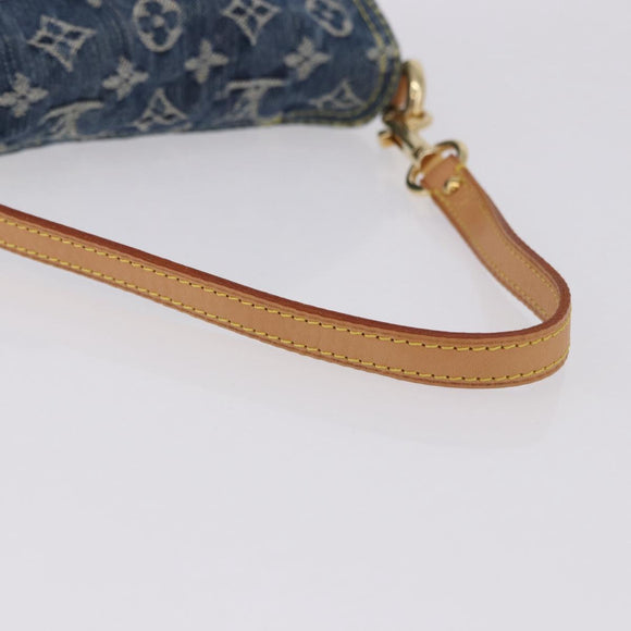 LOUIS VUITTON Monogram Denim Mini Preity Blue M95050 LV Auth yk20634SAM