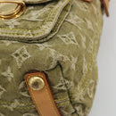 LOUIS VUITTON Monogram Denim Buggy PM Shoulder Bag Khaki M95213 LV Auth yk20636V-10