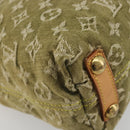 LOUIS VUITTON Monogram Denim Buggy PM Shoulder Bag Khaki M95213 LV Auth yk20636V-13