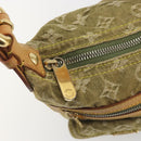 LOUIS VUITTON Monogram Denim Buggy PM Shoulder Bag Khaki M95213 LV Auth yk20636V-14