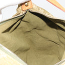 LOUIS VUITTON Monogram Denim Buggy PM Shoulder Bag Khaki M95213 LV Auth yk20636V-18