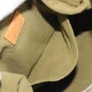 LOUIS VUITTON Monogram Denim Buggy PM Shoulder Bag Khaki M95213 LV Auth yk20636V-19
