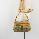 LOUIS VUITTON Monogram Denim Buggy PM Shoulder Bag Khaki M95213 LV Auth yk20636V-23