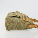 LOUIS VUITTON Monogram Denim Buggy PM Shoulder Bag Khaki M95213 LV Auth yk20636V-4
