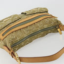 LOUIS VUITTON Monogram Denim Buggy PM Shoulder Bag Khaki M95213 LV Auth yk20636V-6