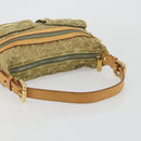 LOUIS VUITTON Monogram Denim Buggy PM Shoulder Bag Khaki M95213 LV Auth yk20636V-7