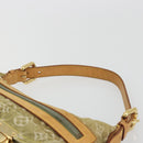 LOUIS VUITTON Monogram Denim Buggy PM Shoulder Bag Khaki M95213 LV Auth yk20636V-8