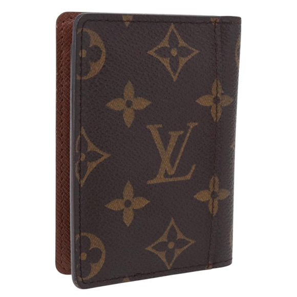 LOUIS VUITTON Monogram Porte Cartes Pass Vertical Card Case M66541 Auth yk20641M