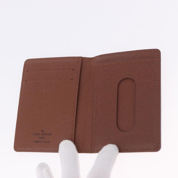 LOUIS VUITTON Monogram Porte Cartes Pass Vertical Card Case M66541 Auth yk20641M