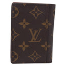 LOUIS VUITTON Monogram Porte Cartes Pass Vertical Card Case M66541 Auth yk20641M-13