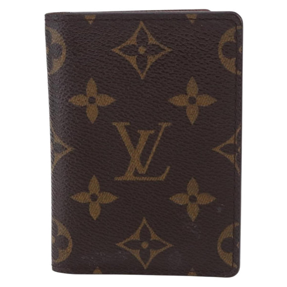 LOUIS VUITTON Monogram Porte Cartes Pass Vertical Card Case M66541 Auth yk20641M