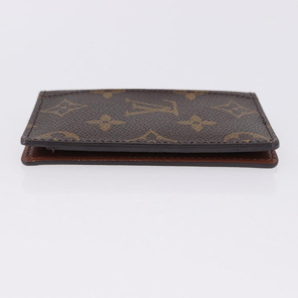 LOUIS VUITTON Monogram Porte Cartes Pass Vertical Card Case M66541 Auth yk20641M