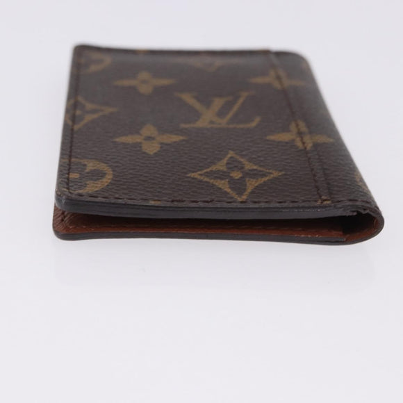 LOUIS VUITTON Monogram Porte Cartes Pass Vertical Card Case M66541 Auth yk20641M