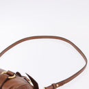Miu Miu Hand Bag Leather 2way Brown Gold Tone Auth yk20642SAM-15