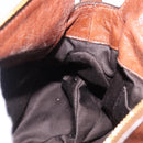 Miu Miu Hand Bag Leather 2way Brown Gold Tone Auth yk20642SAM-24