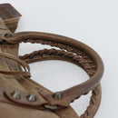 BALENCIAGA The City Hand Bag Leather 2way Brown 115748 Auth yk20644M-8