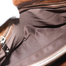 Miu Miu Hand Bag Leather 2way Brown Silver Auth yk20645M-27