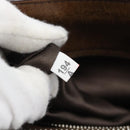 Miu Miu Hand Bag Leather 2way Brown Silver Auth yk20645M-12