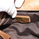 Miu Miu Hand Bag Leather 2way Brown Gold Tone Auth yk20647M-20