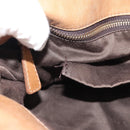 Miu Miu Hand Bag Leather 2way Brown Gold Tone Auth yk20647M-23