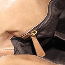 Miu Miu Hand Bag Leather 2way Brown Gold Tone Auth yk20647M-25