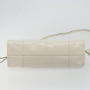 PRADA Bonnie Medium Shoulder Bag Leather 2way White Gold Tone Auth yk20648SAM-5