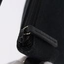 GUCCI GG Canvas Accessory Pouch Black Gold Tone 141809 Auth yk20649V-15