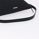 GUCCI GG Canvas Accessory Pouch Black Gold Tone 141809 Auth yk20649V-7