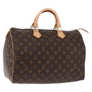 LOUIS VUITTON Monogram Speedy 35 Hand Bag M41524 LV Auth yk20651SM-1