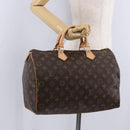 LOUIS VUITTON Monogram Speedy 35 Hand Bag M41524 LV Auth yk20651SM-22