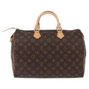 LOUIS VUITTON Monogram Speedy 35 Hand Bag M41524 LV Auth yk20651SM-3