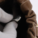 Miu Miu Hand Bag Leather 2way Brown Gold Tone Auth yk20653M-11