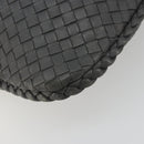 BOTTEGA VENETA INTRECCIATO Hobo Shoulder Bag Leather Gray Gold Auth yk20654A-14