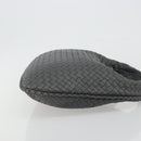 BOTTEGA VENETA INTRECCIATO Hobo Shoulder Bag Leather Gray Gold Auth yk20654A-3