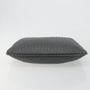 BOTTEGA VENETA INTRECCIATO Hobo Shoulder Bag Leather Gray Gold Auth yk20654A-5