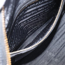 PRADA Hand Bag Leather Black Gold Tone Auth yk20656SAM-23