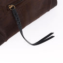 CELINE Luggage Phantom Hand Bag Harako leather Brown Black Auth yk20659SAM-16