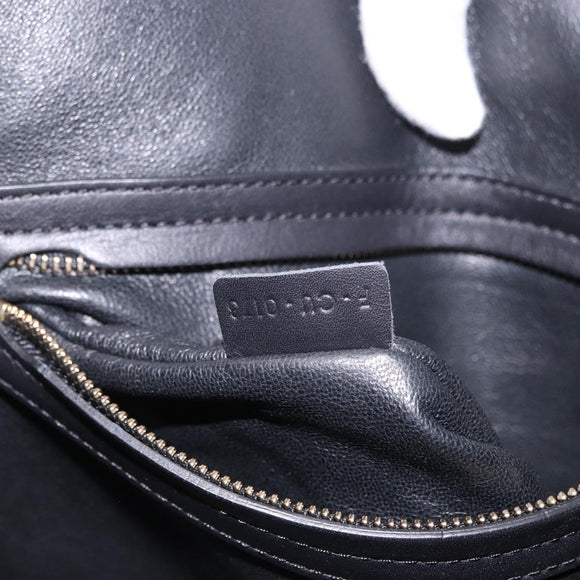 CELINE Luggage Phantom Hand Bag Harako leather Brown Black Auth yk20659SAM