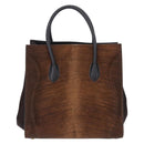 CELINE Luggage Phantom Hand Bag Harako leather Brown Black Auth yk20659SAM-4