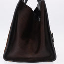 CELINE Luggage Phantom Hand Bag Harako leather Brown Black Auth yk20659SAM-6