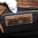 BALENCIAGA The City Hand Bag Leather 2way Brown 115748 Auth yk20660SAM-20