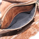 BALENCIAGA The City Hand Bag Leather 2way Brown 115748 Auth yk20660SAM-25