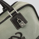 LOEWE Amazona 28 Hand Bag Suede Gray Brown Auth yk20662V-15