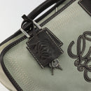 LOEWE Amazona 28 Hand Bag Suede Gray Brown Auth yk20662V-16